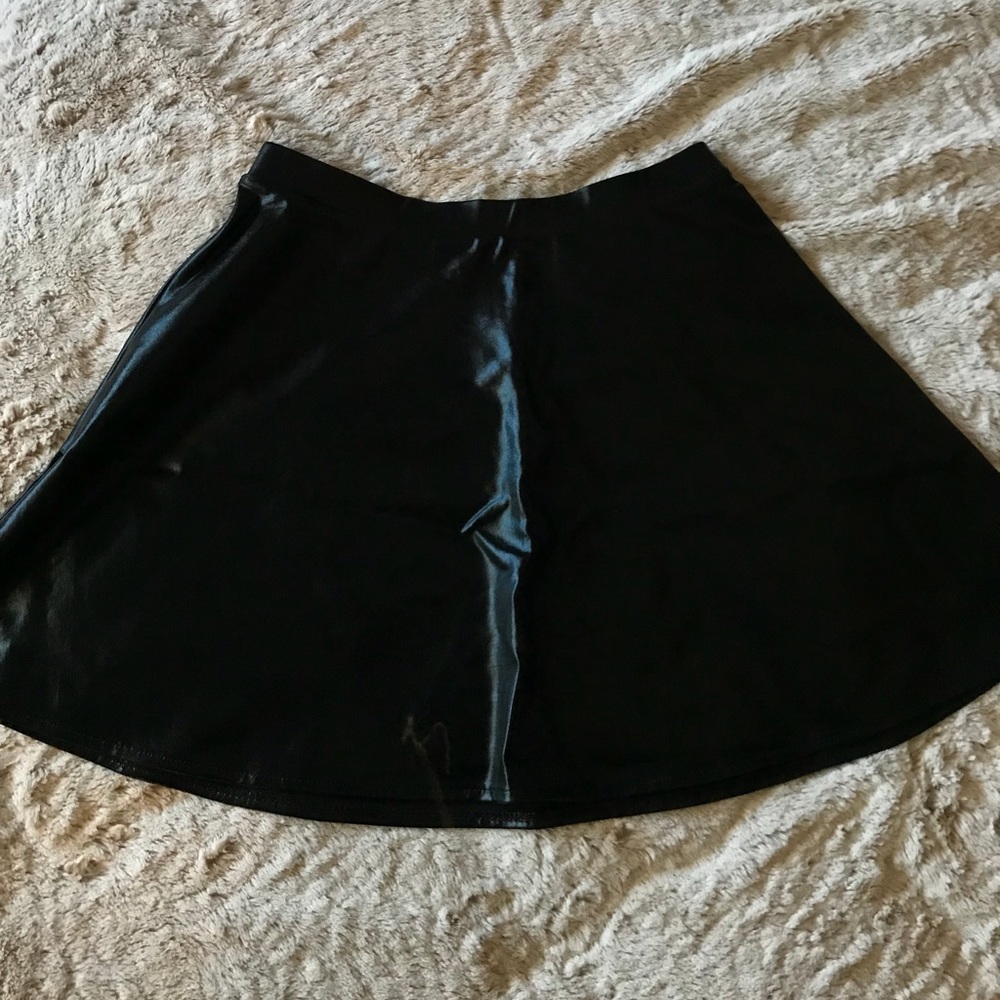 Forever21 Faux Leather Black Skirt